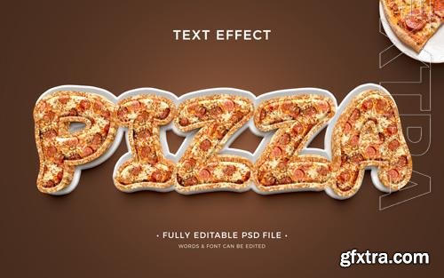 PSD pizza text effect