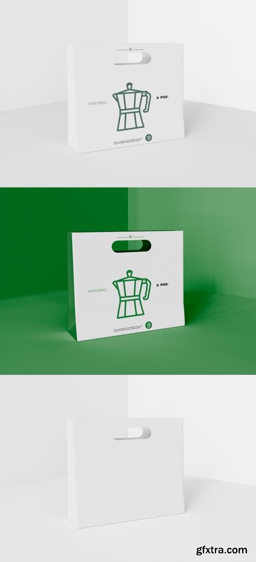 3D Paper Bag Mockup 508119733