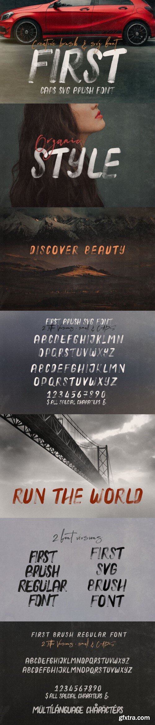 First Brush & SVG Font