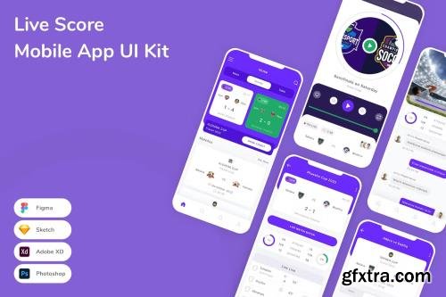 Live Score Mobile App UI Kit FWRDBSW