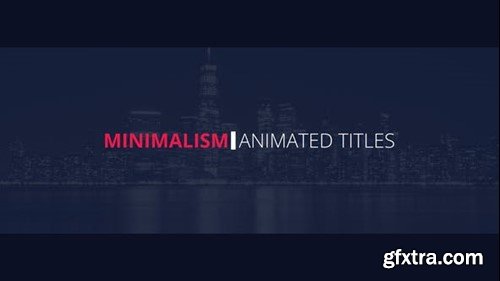 Videohive Minimal Titles 43757809