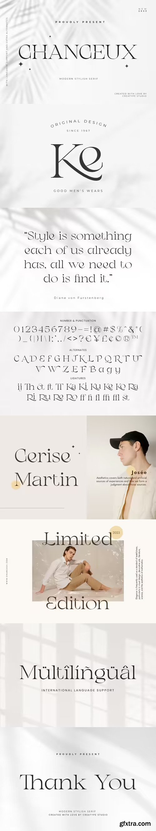 Chanceux Modern Stylish Serif