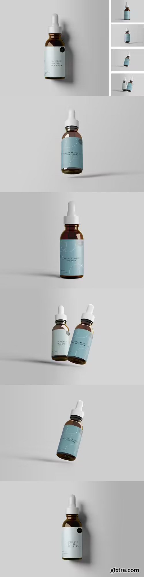 Drop Bottle Mockup