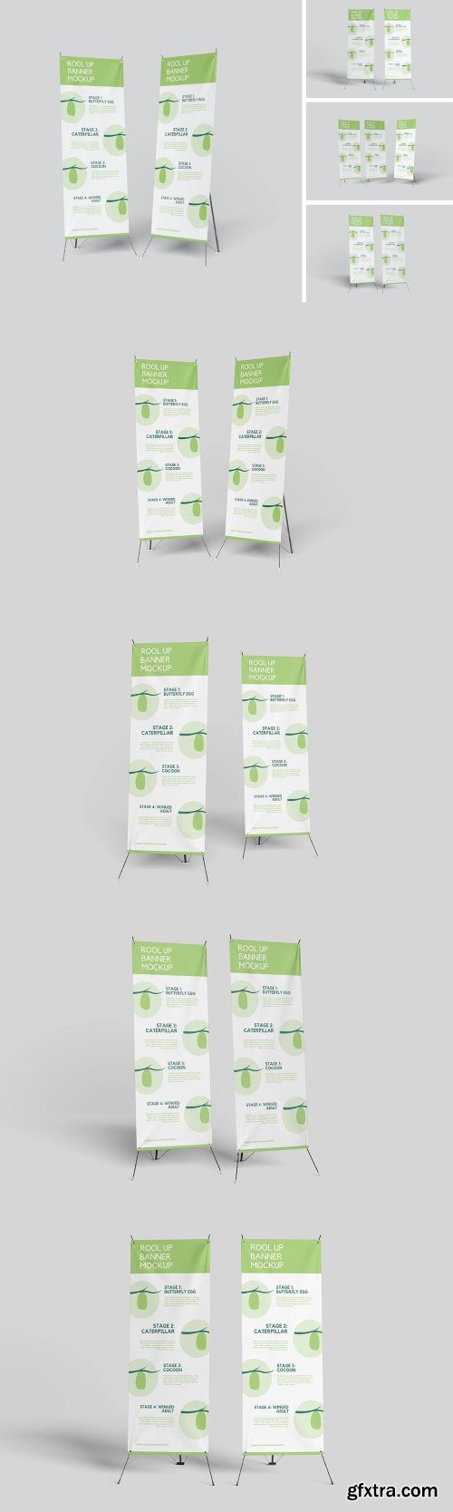 Rool Up Banner Mockup