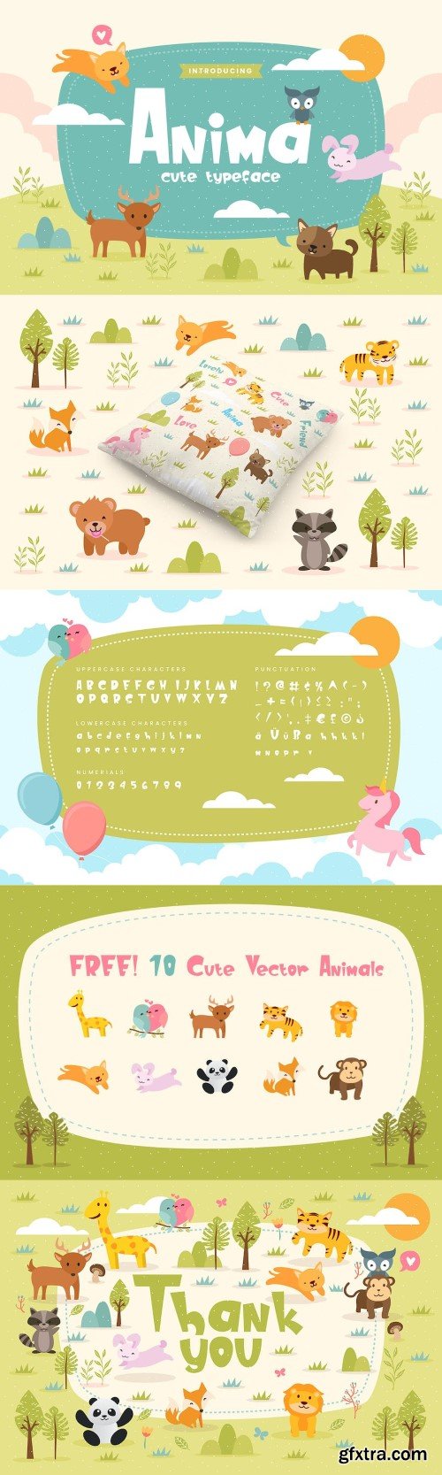 Anima - Fun Children Typeface