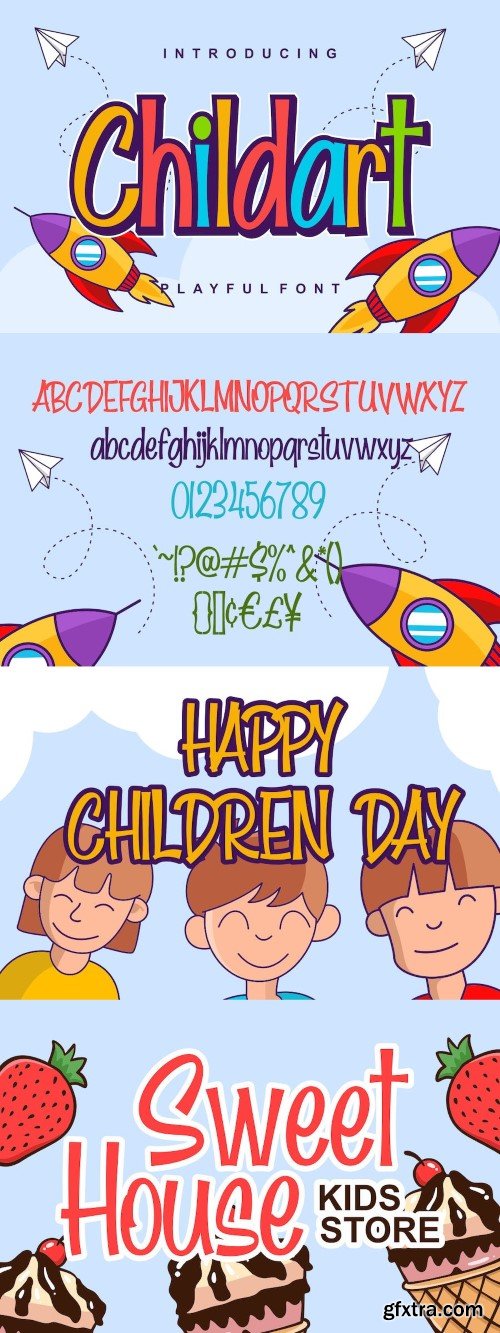 Childart Playful Kids Font