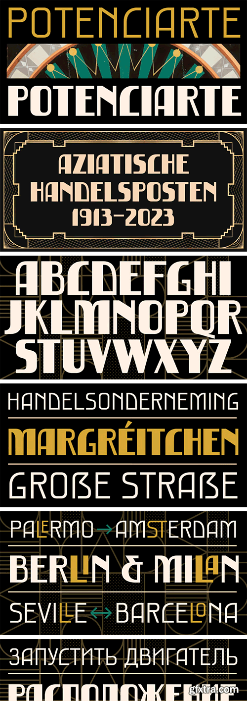 Potenciarte Font Family