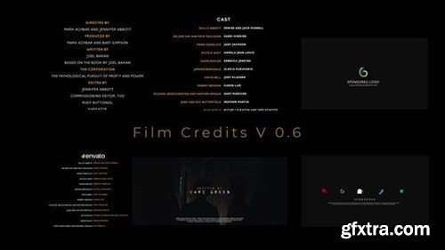 Videohive Film Credits V 0.6 43771976