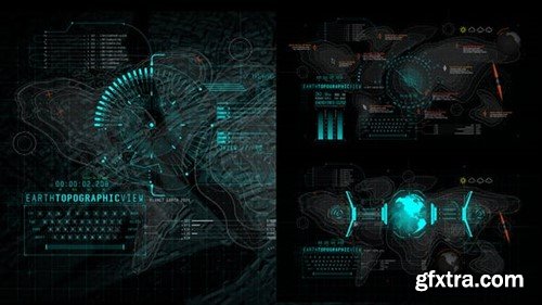 Videohive HUD UI Earth 4 43775855