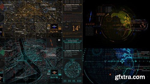 Videohive HUD UI Earth 5 43775314