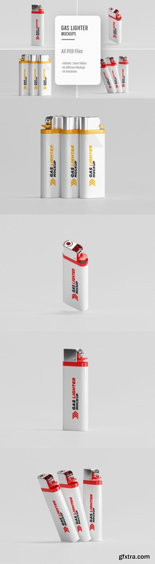 04 PSD Gas Lighter Mockups