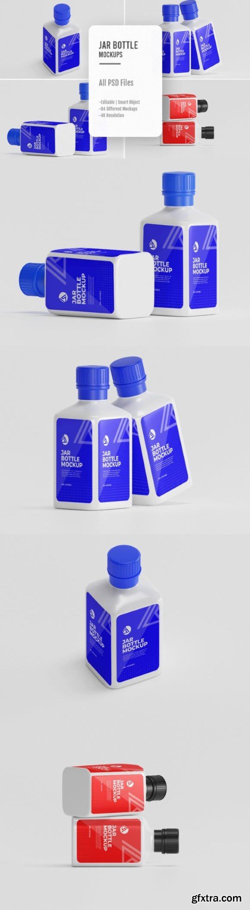 04 PSD Jar Bottle Mockups