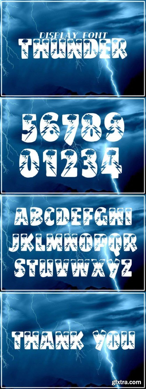 Thunder Font