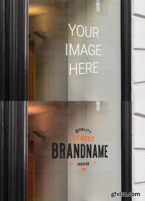 Window Sign Mockup