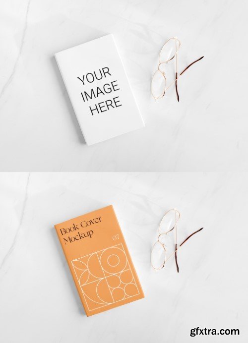Small Book Cover Mockup