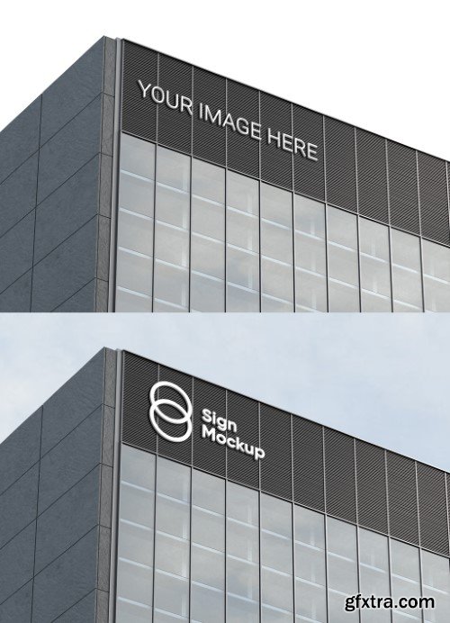 Building Sign Mockup