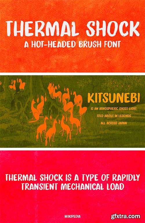 Thermal Shock Font Family