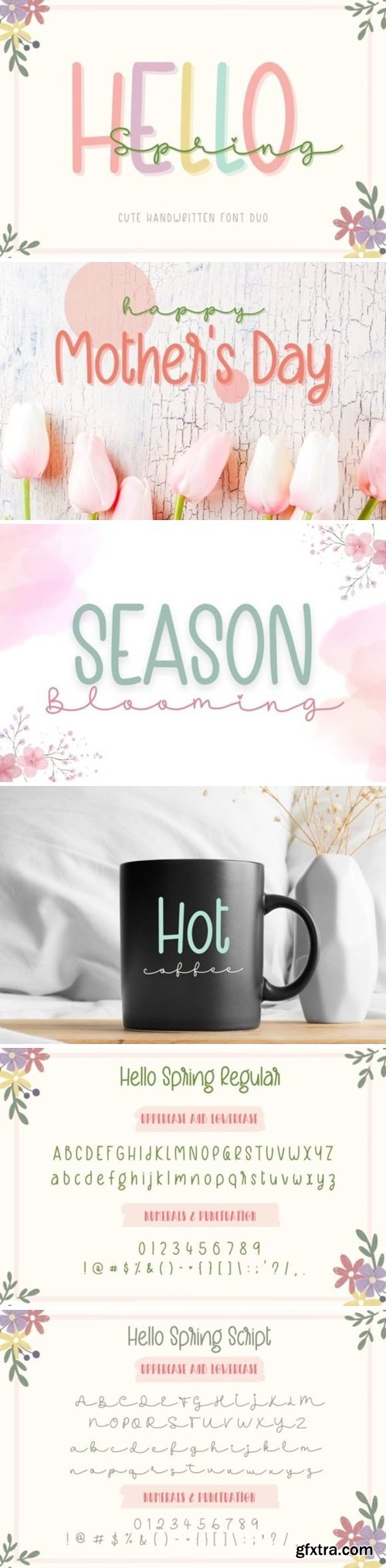 Hello Spring Font