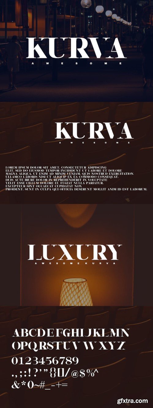 Kurva - Serif Font