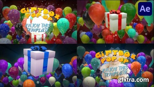 Videohive Gift Box Pop Up for After Effects 43751731