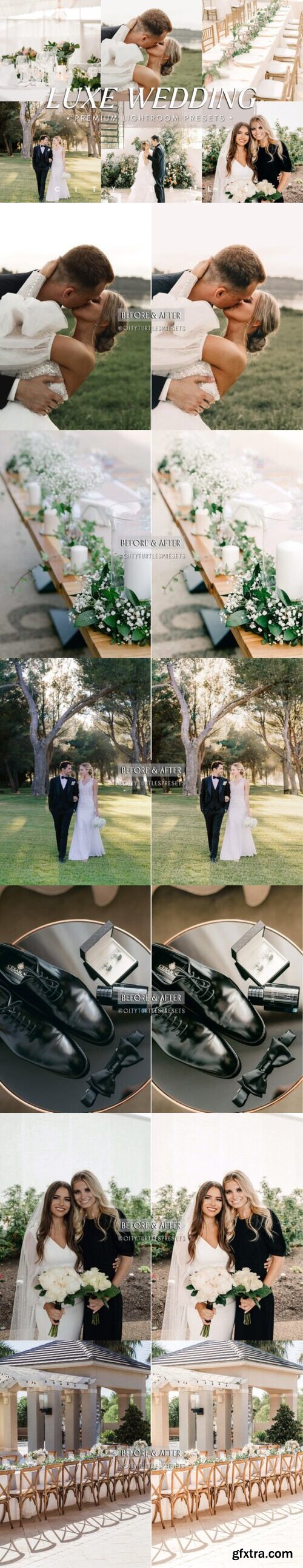 Luxe Wedding Lightroom Presets Pack