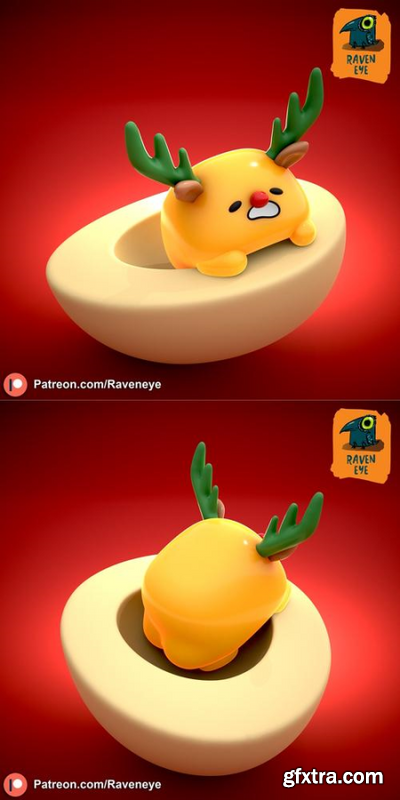 Gudetama Late Christmas Special – 3D Print Model