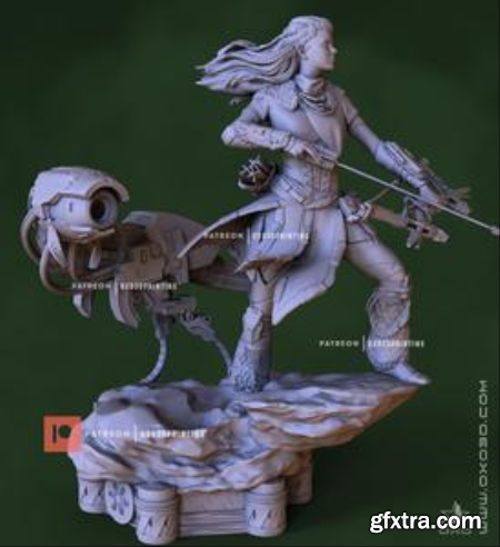 OXO3D – Aloy From Horizon Zero Dawn – 3D Print Model