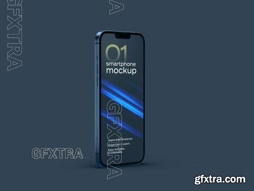 Dark Smartphone Mockup 490787587