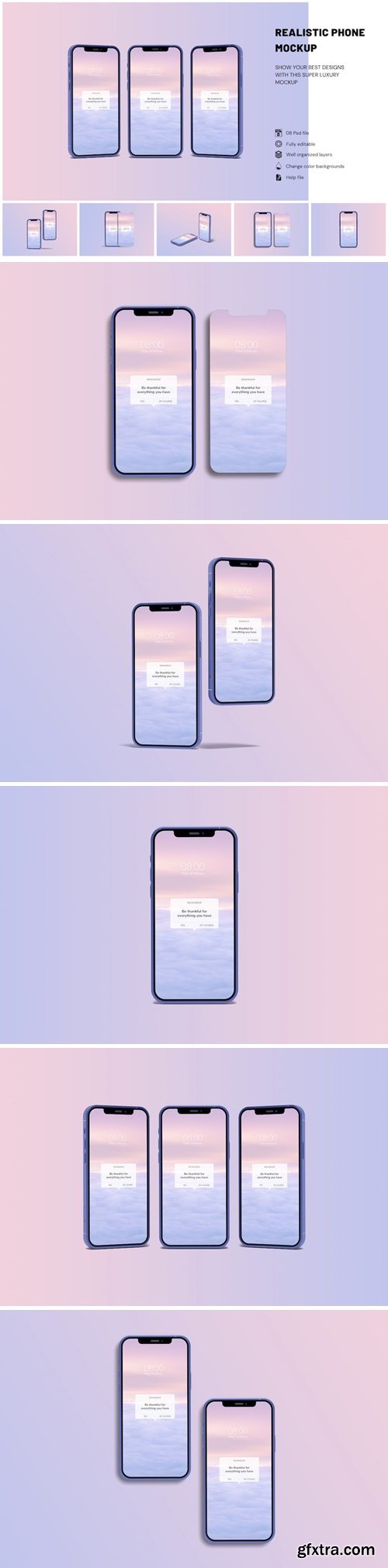 Realistic Phone Mockup KCE3UJU