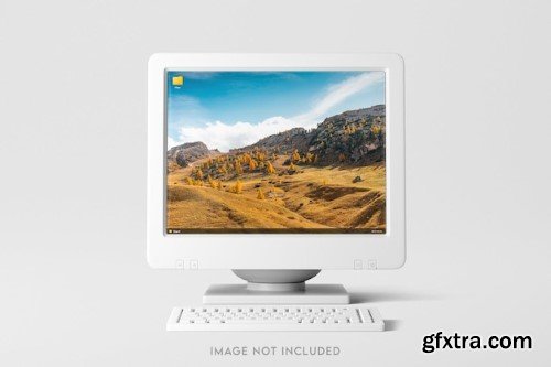 Computer monitor mockup