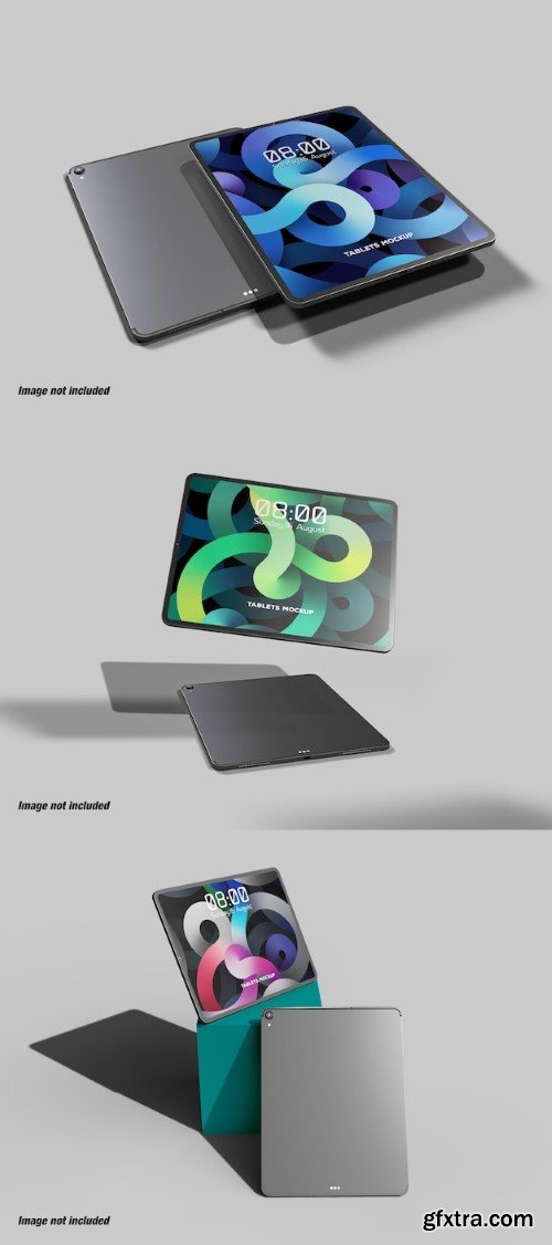 Tablets or pad screen for ui ux mockup