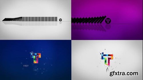 Videohive Minimal Dynamic Domino Logo Reveal 24702587