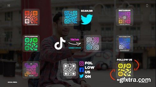 Videohive Social Media QR Code 43834532