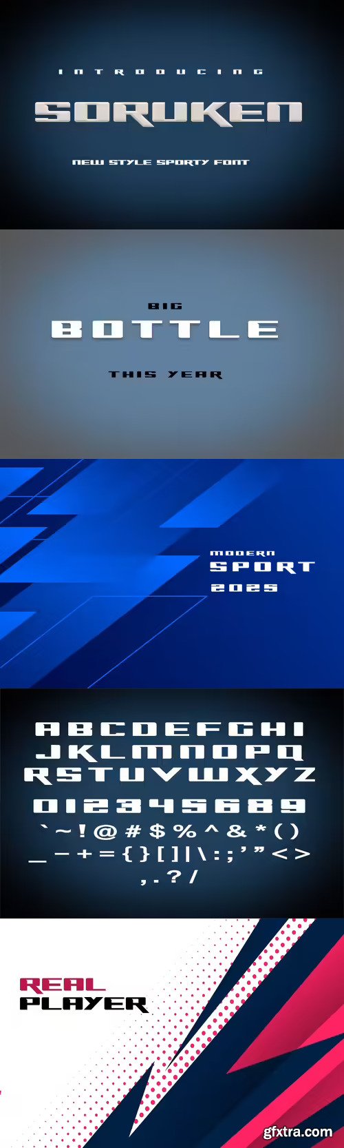 Soruken - Sport Font