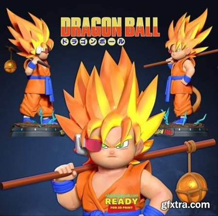 Fat Goku – Dragon Ball Fanart – 3D Print Model