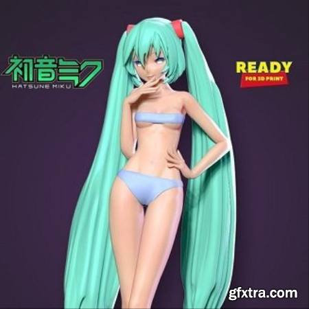 Miku fanart – 3D Print Model