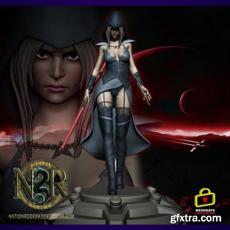 Sith Assassian Star Wars Girl – 3D Print Model