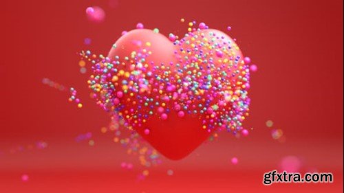 Videohive Heart wish logo Reveal 43515848