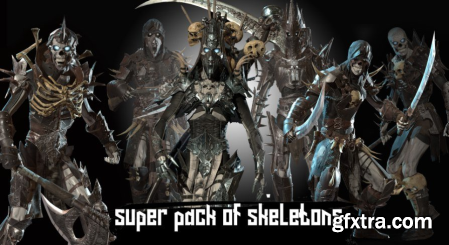 Unreal Engine Marketplace - Super pack of skeletons (4.18 - 4.27)