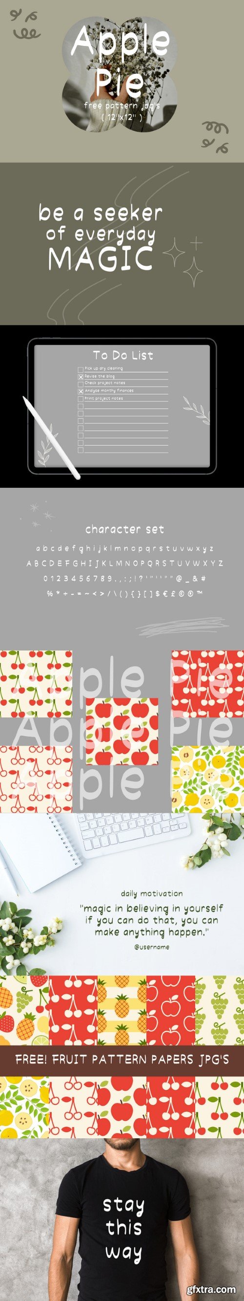 Apple Pie Font