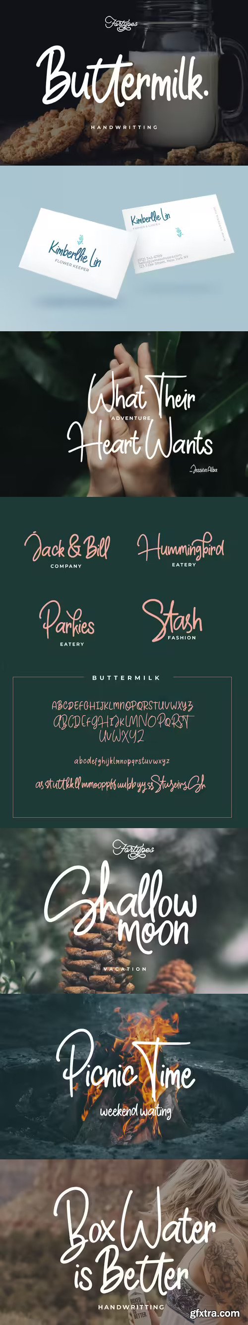 Cd Buttermilk Typeface