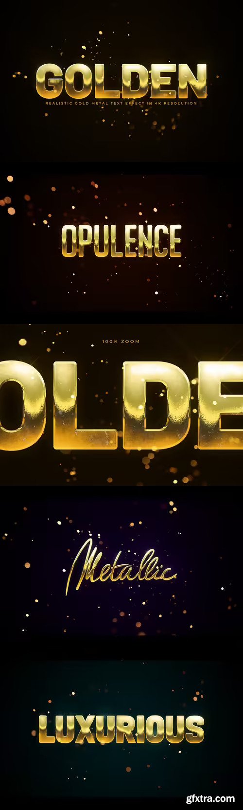 Gold Text Effect