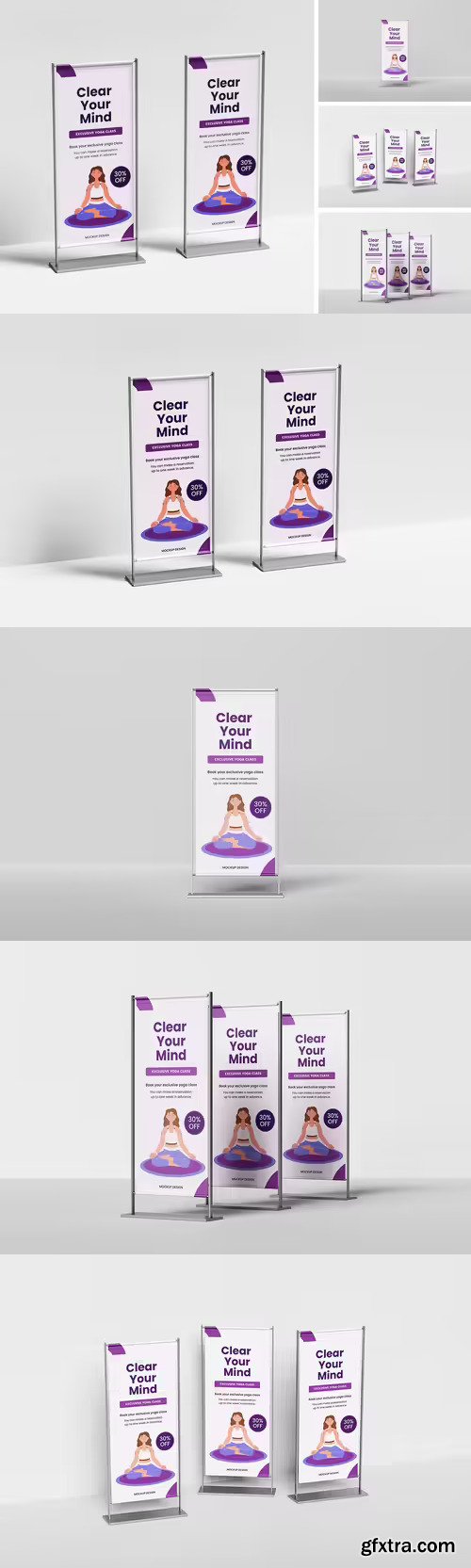 Roll Up Banner Mockup