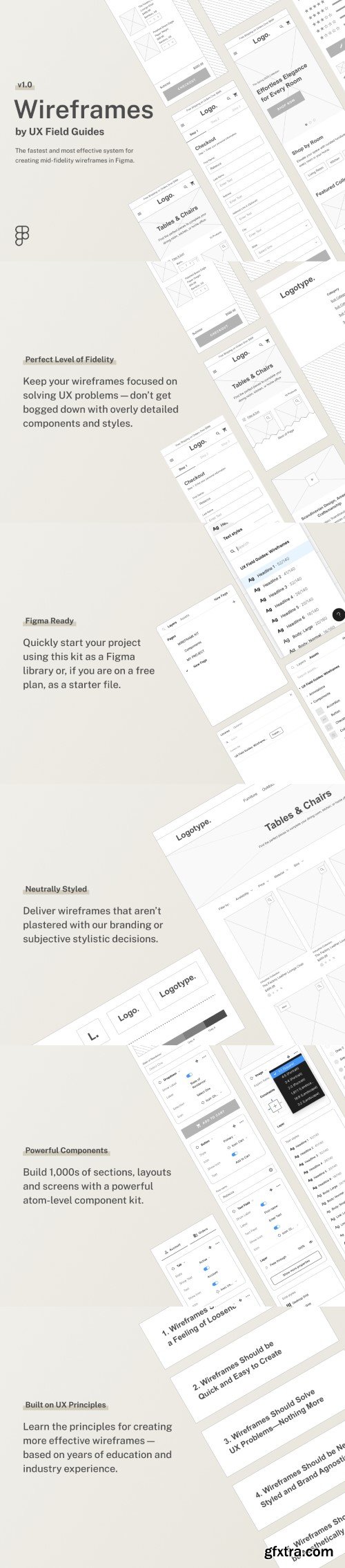 UI8 - Wireframes by UX Field Guides v1