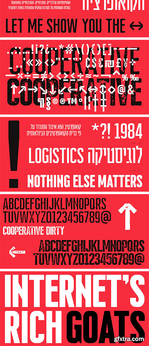 Cooperative Font Family