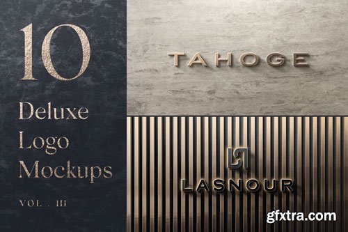 CreativeMarket - 10 Deluxe Front Logo Mockups V3 - 10960173