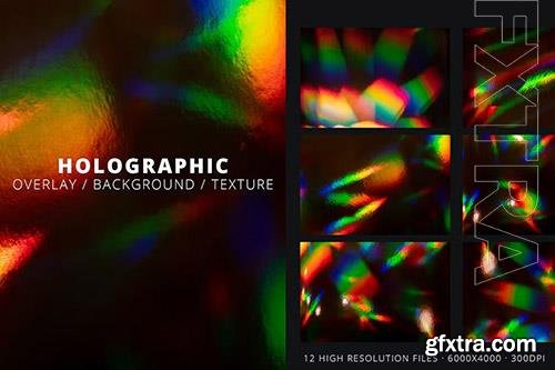 12 Holographic Iridescent Texture Background Beautiful Design