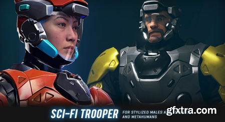 Unreal Engine Marketplace - SciFi Troopers Set (4.27)