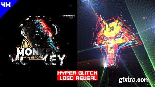 Videohive Hyper Glitch Logo Reveal 43794501