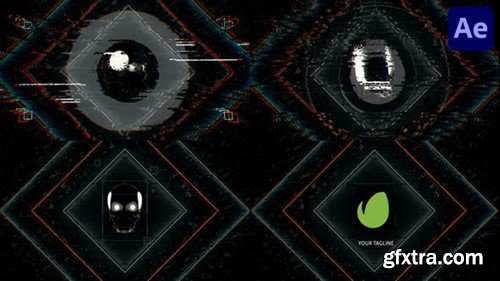 Videohive Cyberpunk Logo for After Effects 43832231